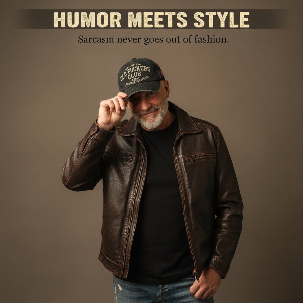 🔥 2026-BUY 2 GET 1 FREE🧢 Own Your Attitude! Vintage 'Old F*ckers Club' Hat 😎🔥 Perfect Gag Gift with Bold Style! 🎁