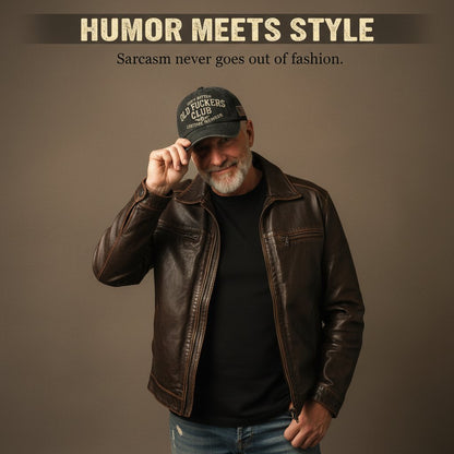 🔥 2026-BUY 2 GET 1 FREE🧢 Own Your Attitude! Vintage 'Old F*ckers Club' Hat 😎🔥 Perfect Gag Gift with Bold Style! 🎁
