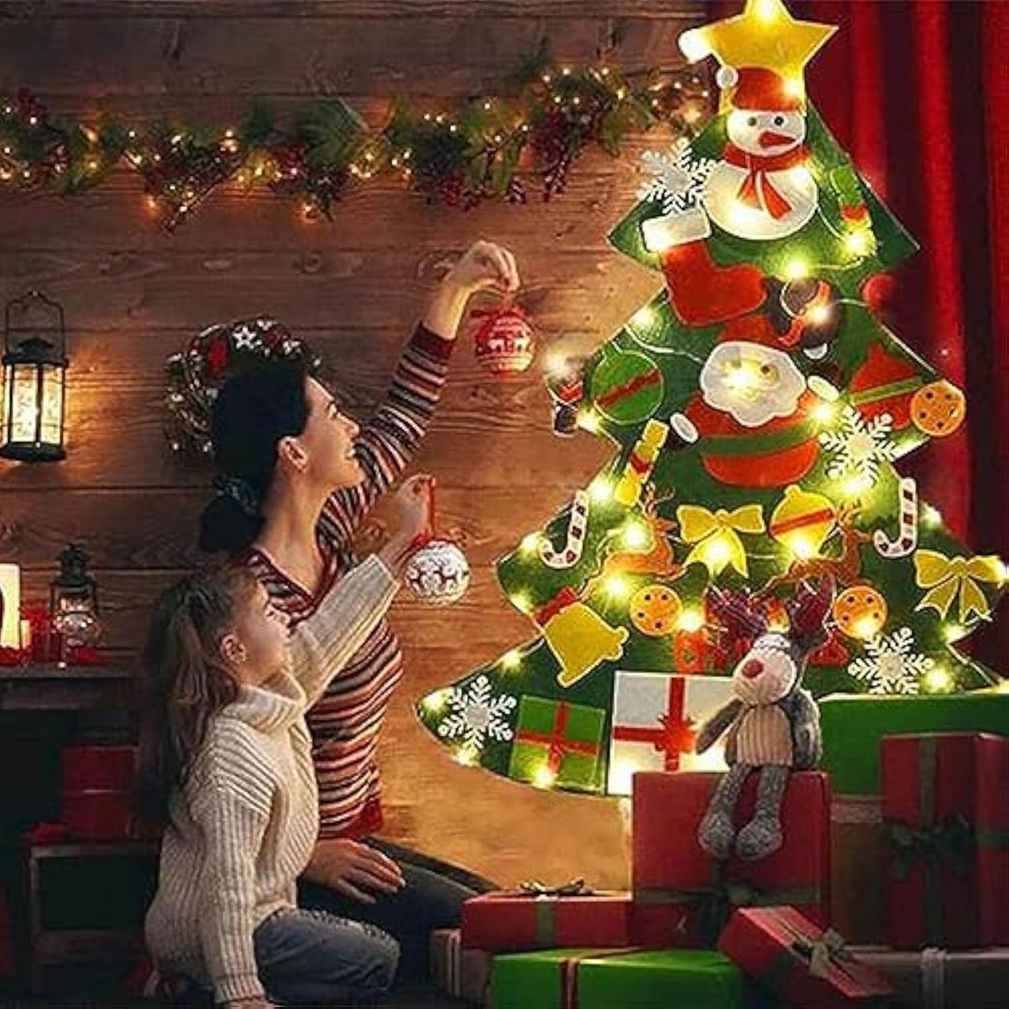 🎄Everized Interactive Felt Christmas Tree for Kids🎄