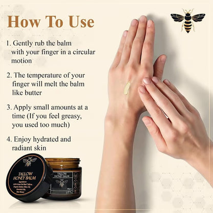 This Week's Special Price $9.99 - Organic Grass-Fed Beef Tallow Balm with Raw Honey