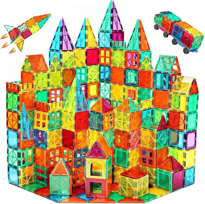 🎁🔥🧲 Children's Magnetic Building Blocks – STEM Educational Toys