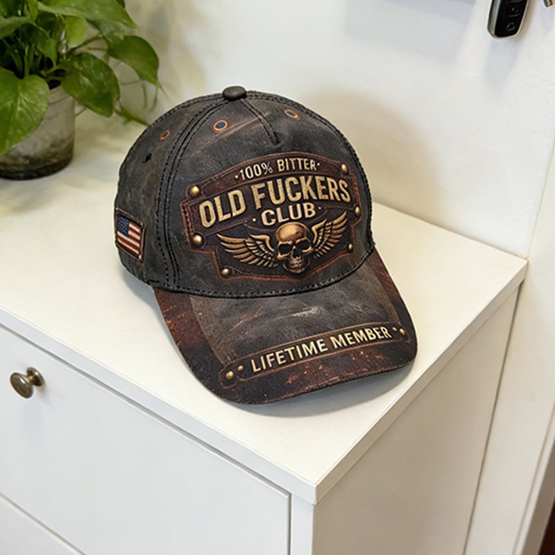 Cilifer®	🔥 Old Fuckers Club Vintage Baseball Cap
