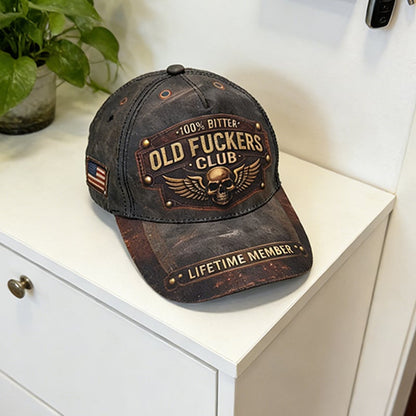 Cilifer®	🔥 Old Fuckers Club Vintage Baseball Cap
