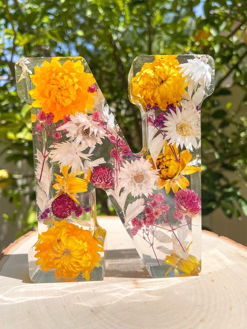 🌸 Flowers Resin Night Light