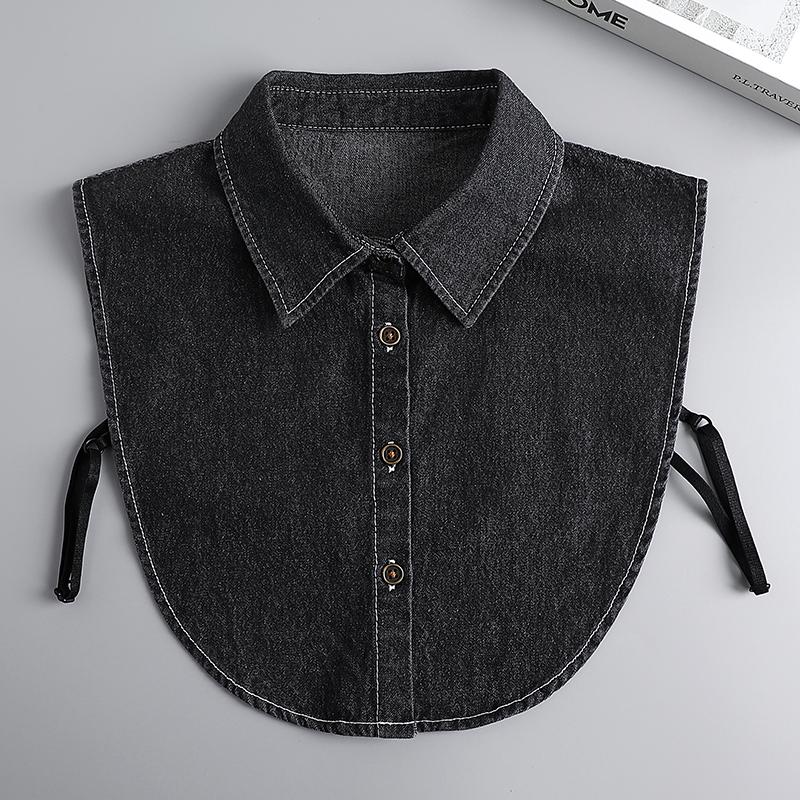 🔥Last Day 49% OFF 🔥 Denim False Collar – The Ultimate Layering Essential for Women 👕✨