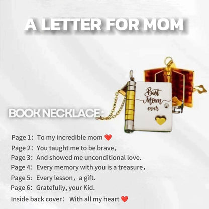 🎁💗My little star book necklace for daughter & son. birthday gift. graduation jewelry of love