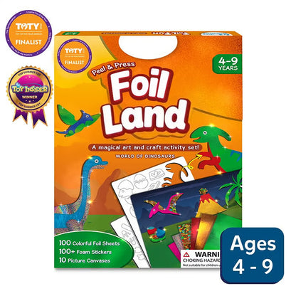 🏆Flash Sale⚡ 50K+ SOLD!💥Foil Art & Craft Activity 🤲💓No Mess Art Kit