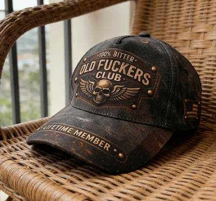 Old Fuckers Club Vintage Baseball Cap