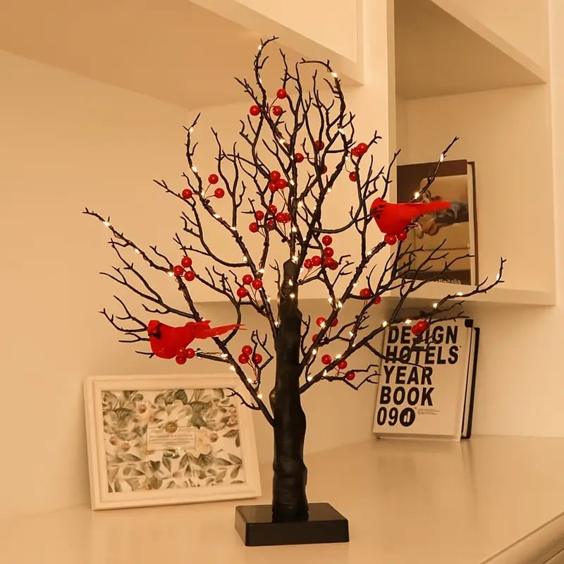 ✨ LED Vintage Glowing Tree