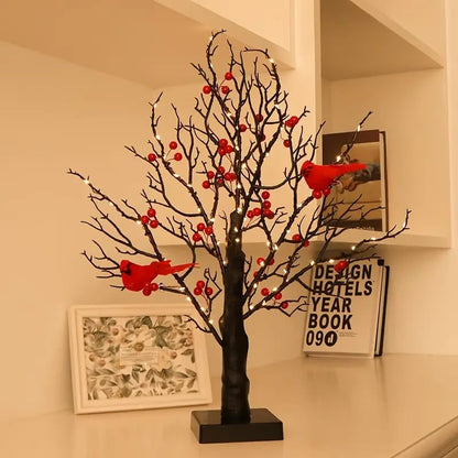 ✨ LED Vintage Glowing Tree