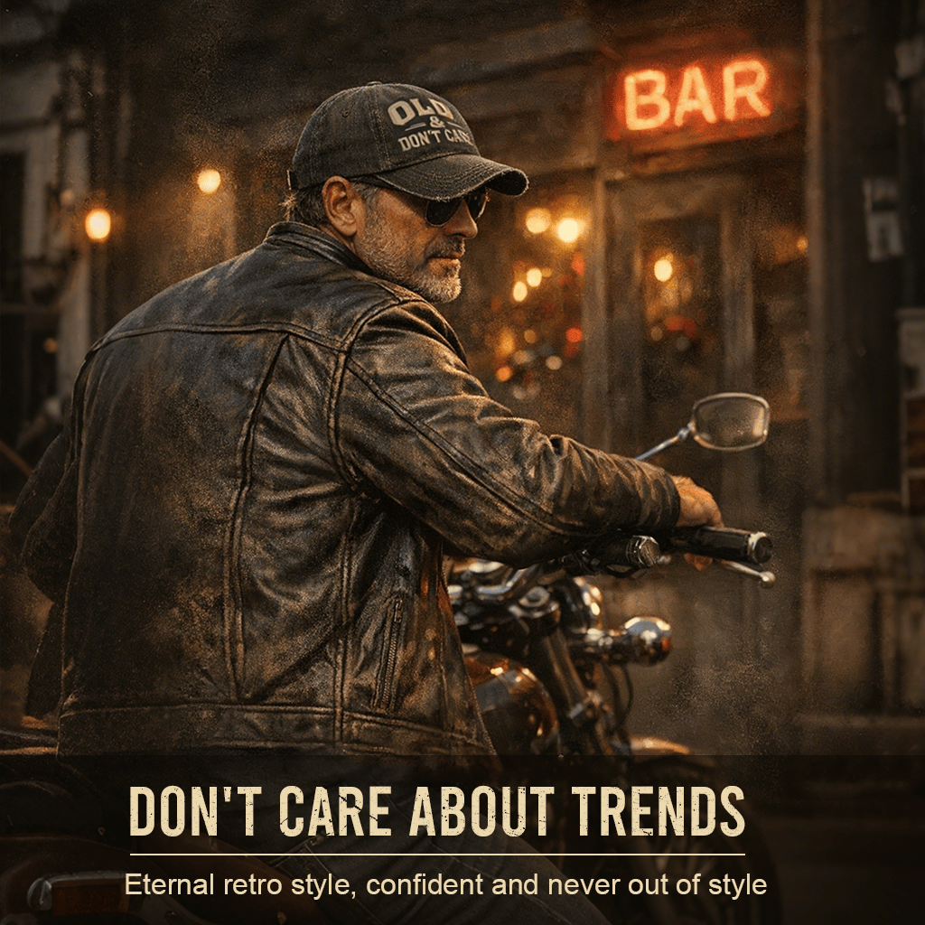 🧢2026 New Year Hot Sale 49% OFF 🔥Vintage DistressedOLD & DON'T CARECap