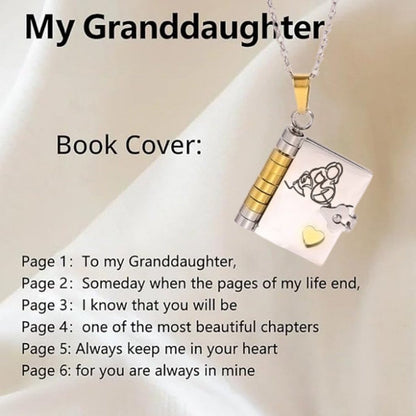 🎁💗My little star book necklace for daughter & son. birthday gift. graduation jewelry of love