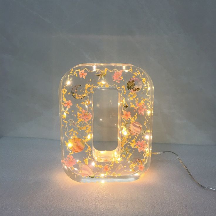 🌸 Flowers Resin Night Light