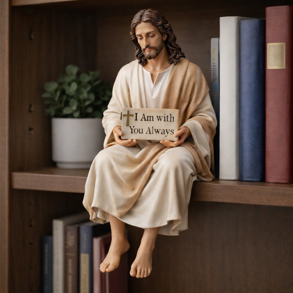 Cilifer®🔥Hot Sale 49% OFF -✨Handcrafted Jesus Figurine✝️Serene Desk Companion🙏