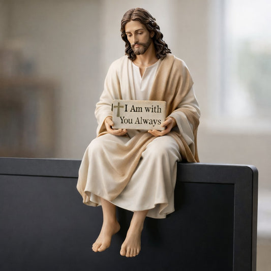 Cilifer®🔥Hot Sale 49% OFF -✨Handcrafted Jesus Figurine✝️Serene Desk Companion🙏
