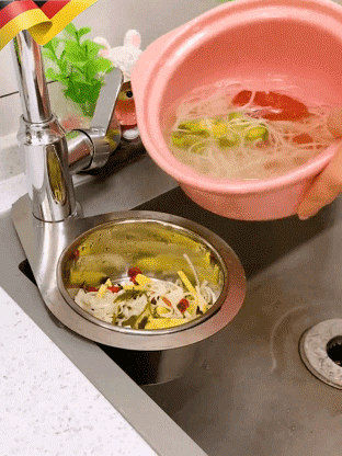 Cilifer® JS-Swan stainless steel drain basket for kitchen sink