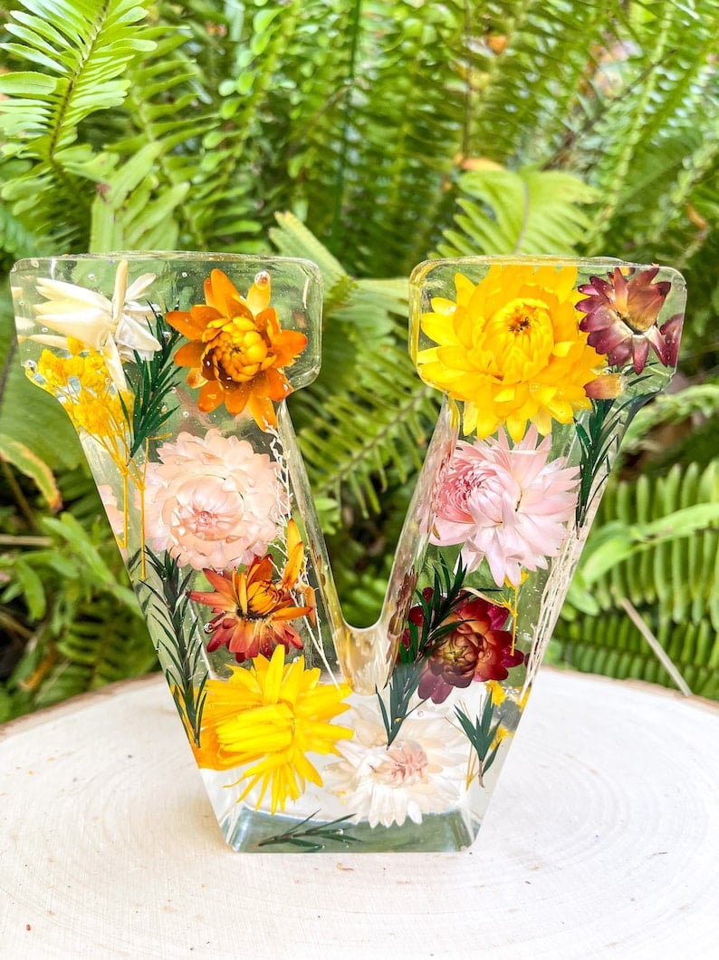 🌸 Flowers Resin Night Light