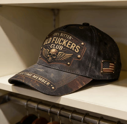 Old Fuckers Club Vintage Baseball Cap