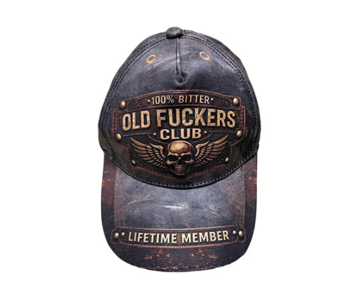 Old Fuckers Club Vintage Baseball Cap