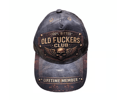 Old Fuckers Club Vintage Baseball Cap