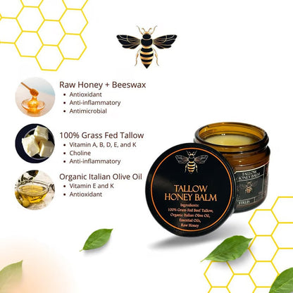 This Week's Special Price $9.99 - Organic Grass-Fed Beef Tallow Balm with Raw Honey