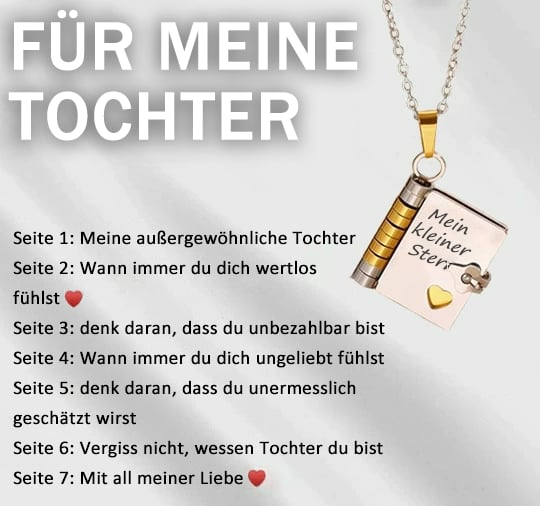 🎁💗My little star book necklace for daughter & son. birthday gift. graduation jewelry of love