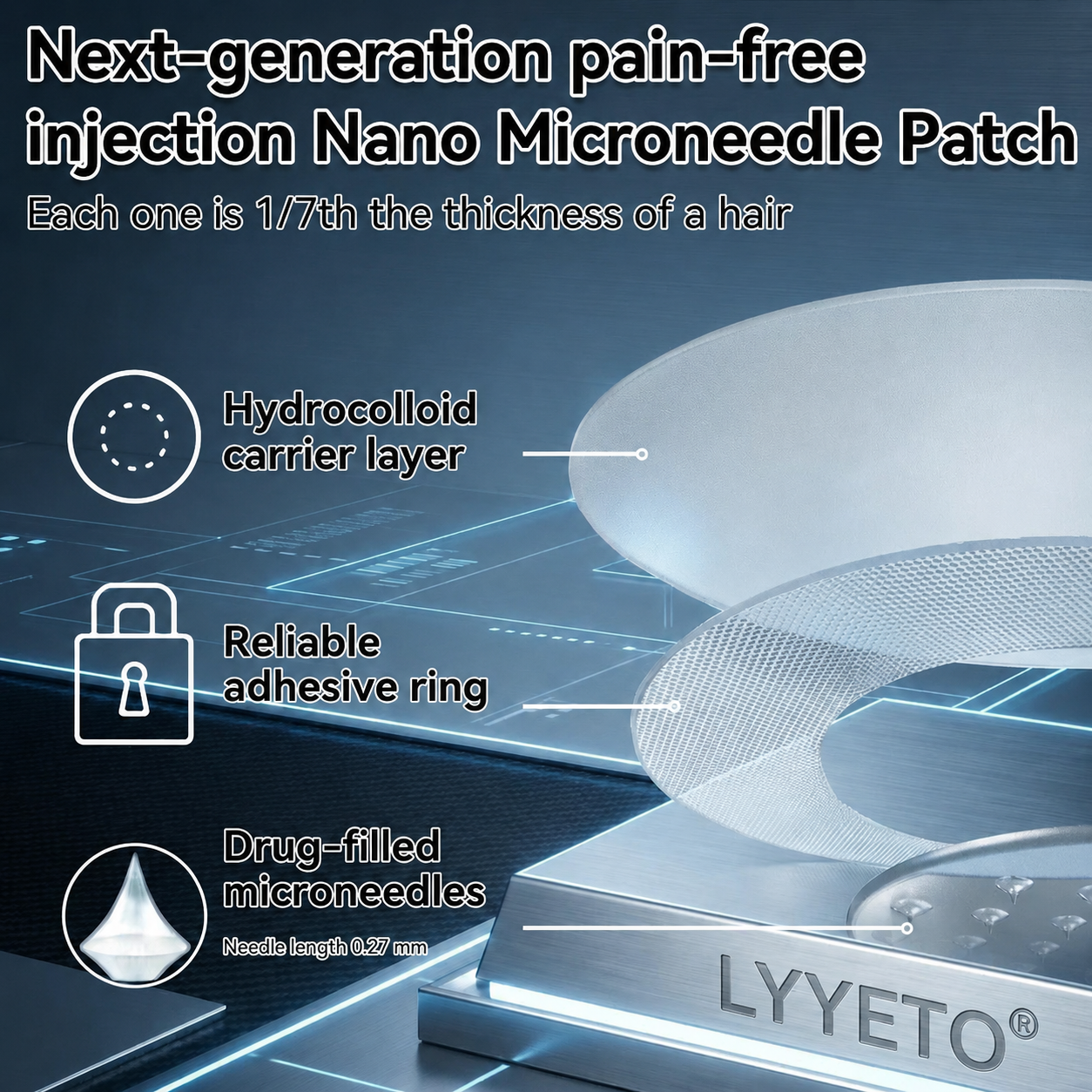 FDA Registered & GMP Certified  | 🧑‍⚕️🩺 lyyeto® Moringa & Berberine 10-IN-1 Advanced NanoMicroneedle Patch |  Backed by Scientific Evidence |10-in-1 Formula | Results in 5 Days🚀