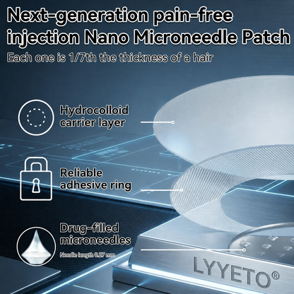 FDA Registered & GMP Certified  | 🧑‍⚕️🩺 lyyeto® Moringa & Berberine 10-IN-1 Advanced NanoMicroneedle Patch |  Backed by Scientific Evidence |10-in-1 Formula | Results in 5 Days🚀