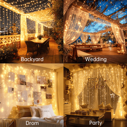 Cilifer®Remote-Control Led Curtain Light-9.8*9.8 FT