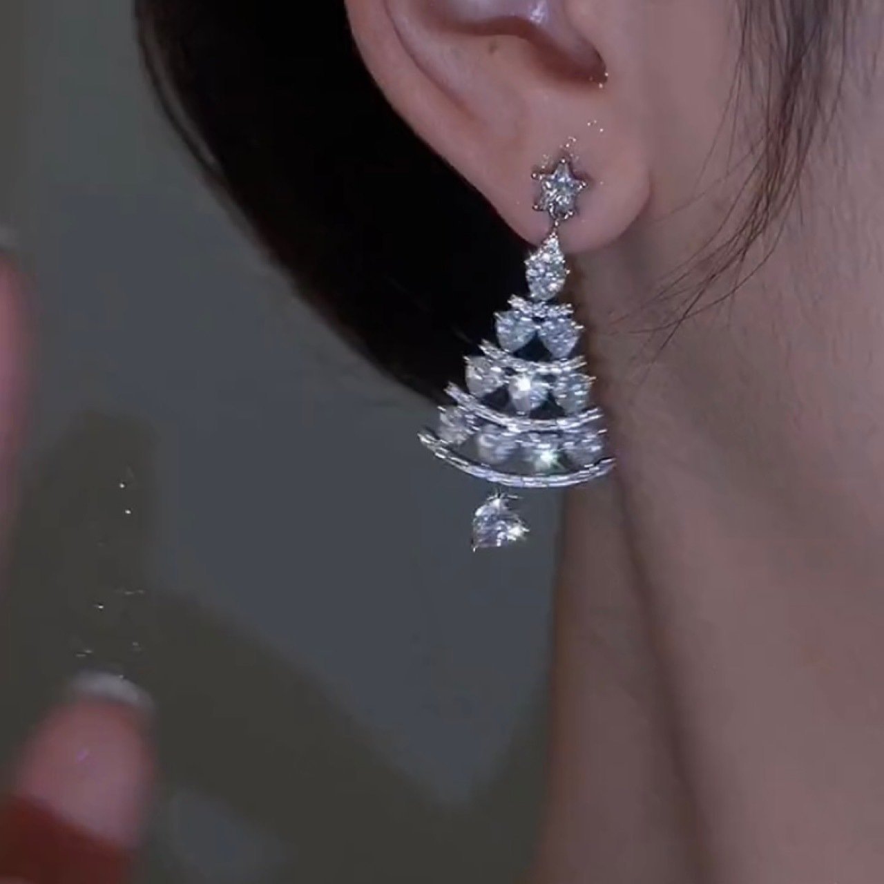 Tree earrings