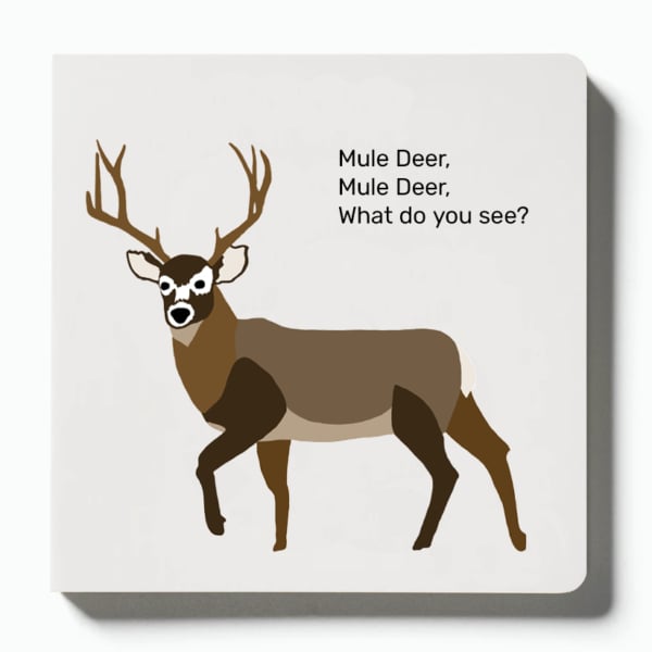 🦌 Whitetail. Whitetail. What Do You See? — Rounded-Corner & Reinforced Children's cards for the Hunting Family by Mueller Optics