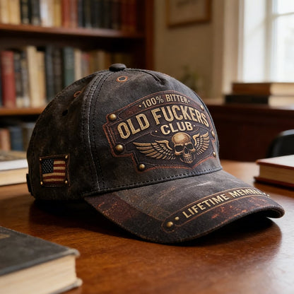 Cilifer®	🔥 Old Fuckers Club Vintage Baseball Cap