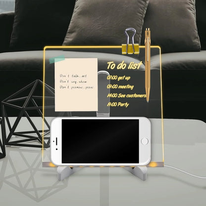 🖊️ Spark Creativity Instantly - ✨ Acrylic LED Message Board - For Vibrant. Endless Expression!