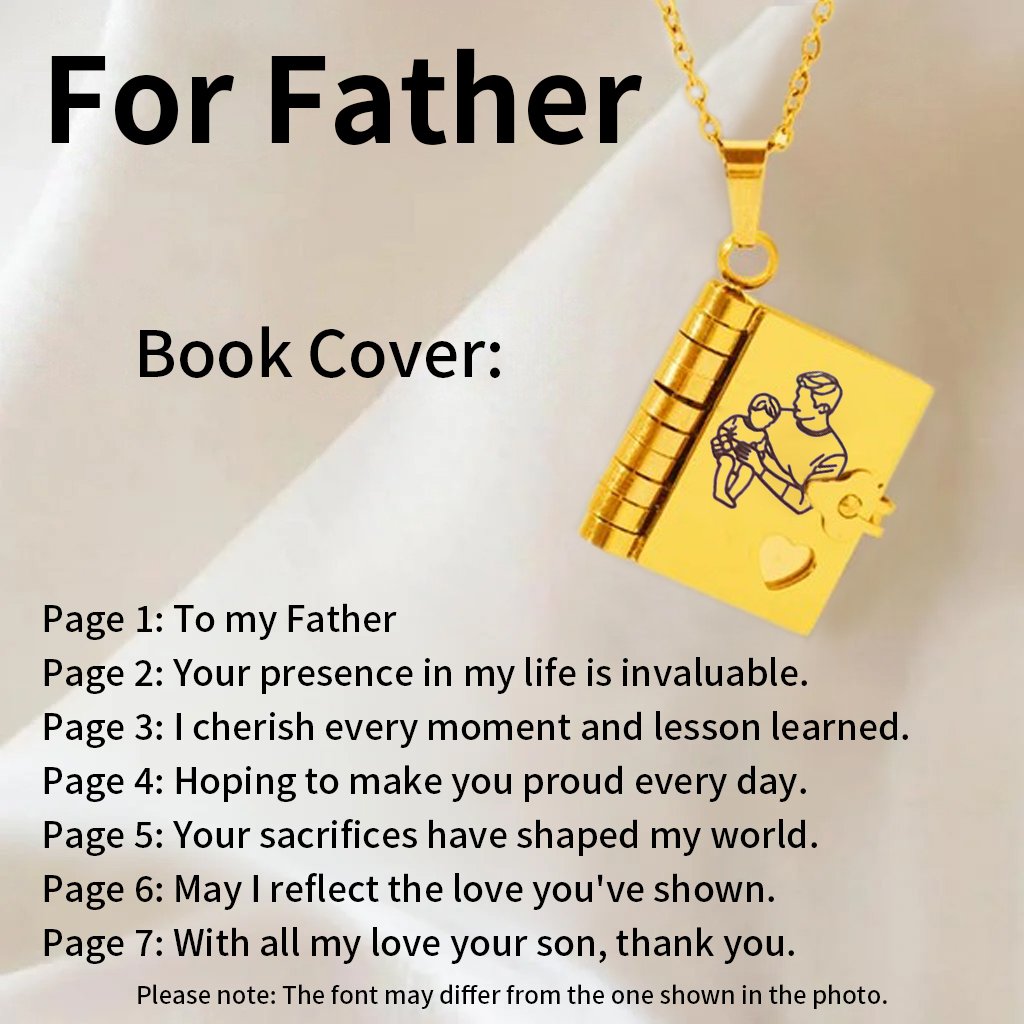 🎁💗My little star book necklace for daughter & son. birthday gift. graduation jewelry of love