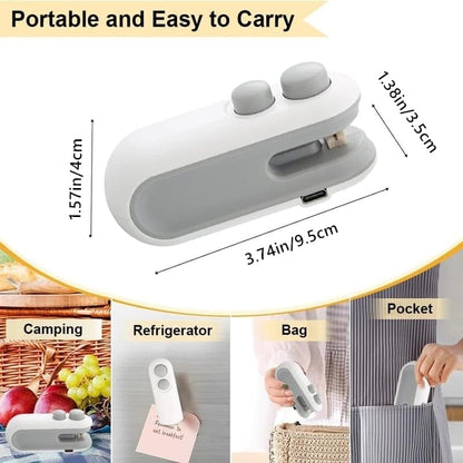 Cilifer®Mini Bag Sealer with Cutter and Magnet