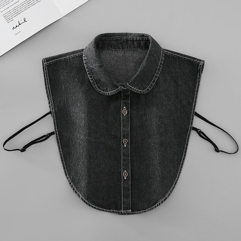 🔥Last Day 49% OFF 🔥 Denim False Collar – The Ultimate Layering Essential for Women 👕✨