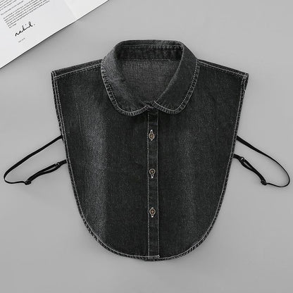 🔥Last Day 49% OFF 🔥 Denim False Collar – The Ultimate Layering Essential for Women 👕✨