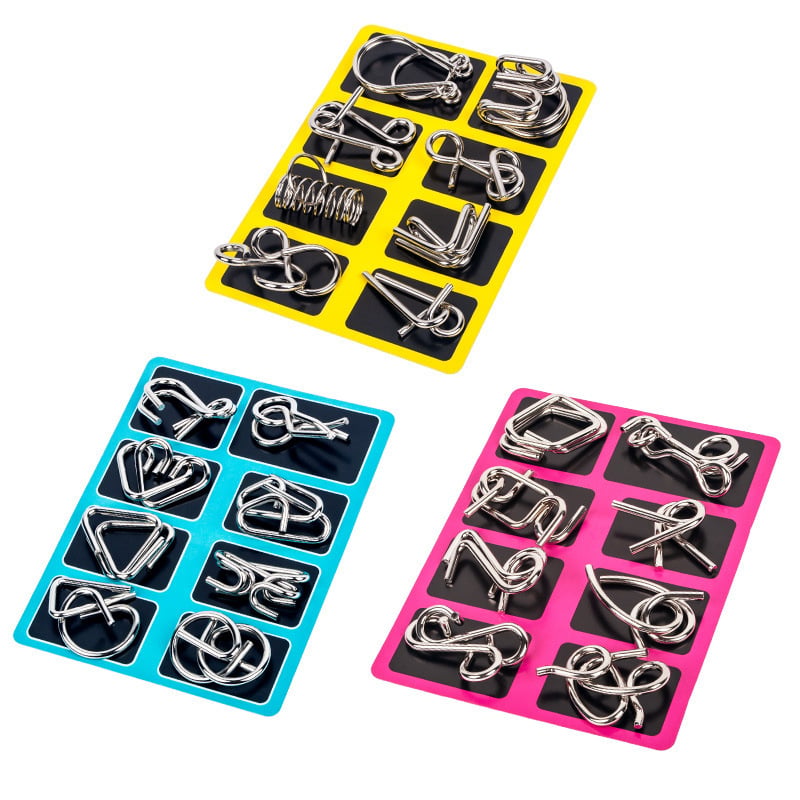 🔥Metal Puzzle Ring.Educational intellectual Toys IQ Toys.Metal Brain teaser Puzzles