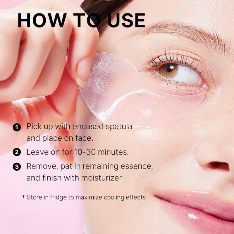 ✨  Peptide Hydrogel Eye Patch | 60 Pairs · K-Beauty Eye Revival Essential