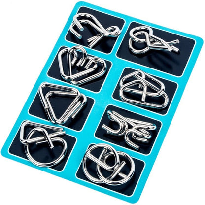 🔥Metal Puzzle Ring.Educational intellectual Toys IQ Toys.Metal Brain teaser Puzzles