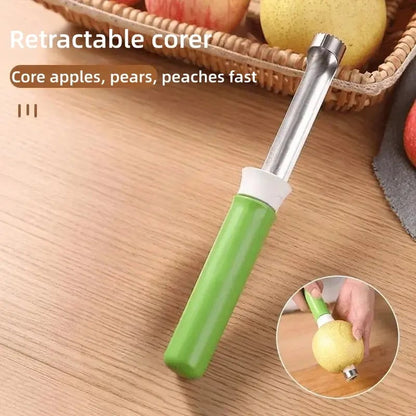 2-in-1 Apple Corer & Peeler 🍎🔪  Stainless Steel Fruit Tool  . Must-Have Kitchen Gadget ✨