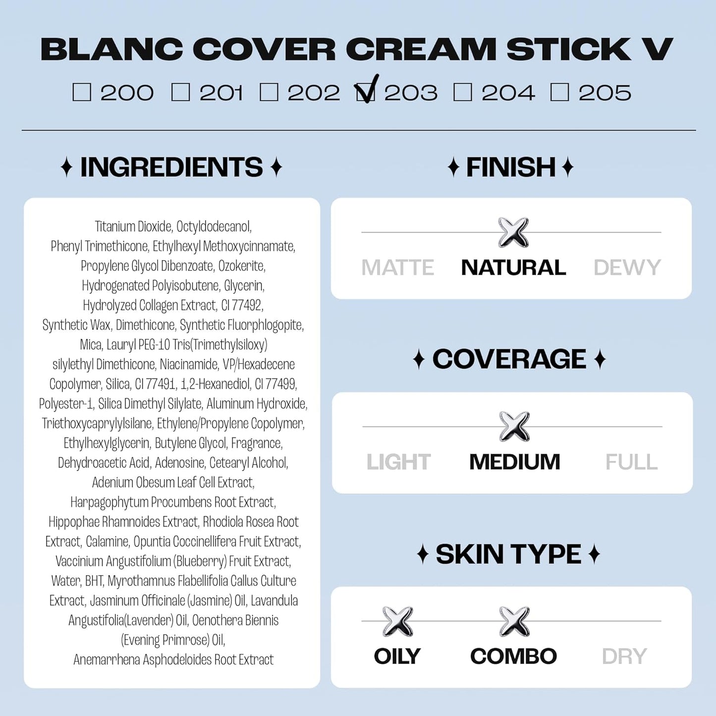 🎁BUY 1 GET 1 FREE!🎉Meet the  Blanc Cover Stick V