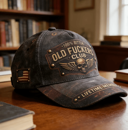Old Fuckers Club Vintage Baseball Cap
