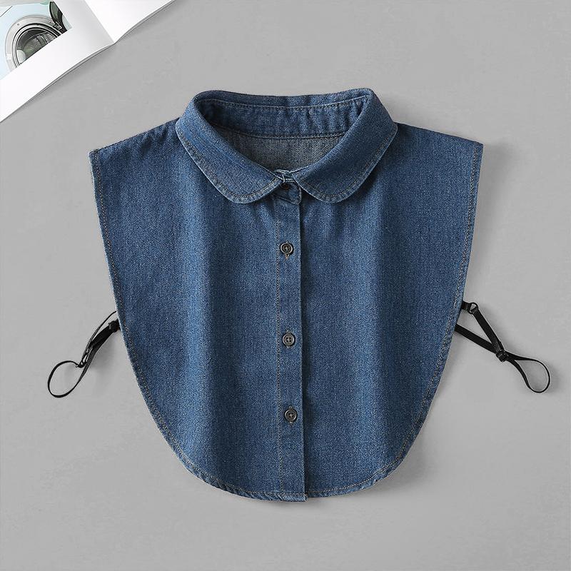🔥Last Day 49% OFF 🔥 Denim False Collar – The Ultimate Layering Essential for Women 👕✨