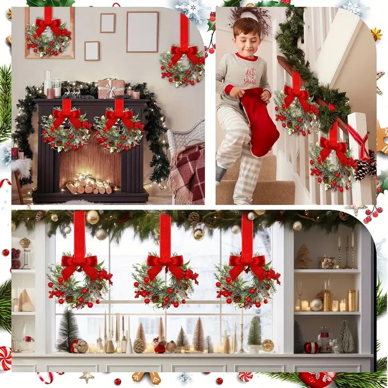 🎄Mini Christmas Wreaths✨Maximum Holiday Magic. Instant Festive Charm & Versatile Decor! 🎀