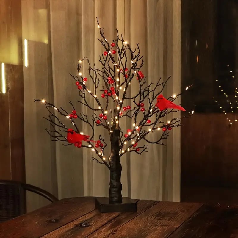 ✨ LED Vintage Glowing Tree