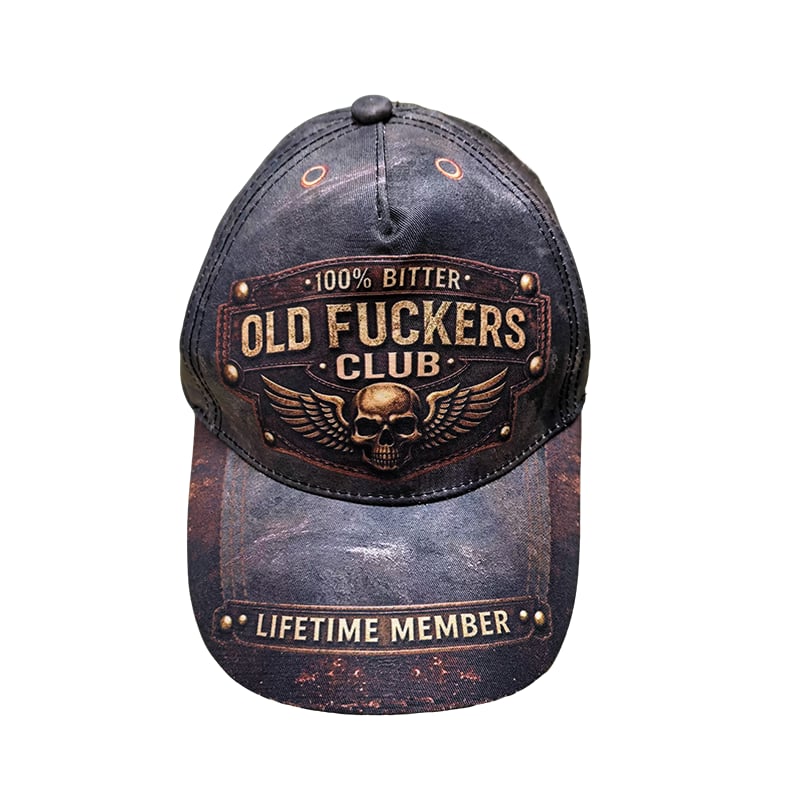Cilifer®	🔥 Old Fuckers Club Vintage Baseball Cap