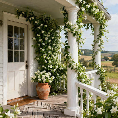 🌿❄️ Midnight Perfume Jasmine Seeds – Winter Planting. Perennial Blooms & Fragrant Garden Elegance 🌸
