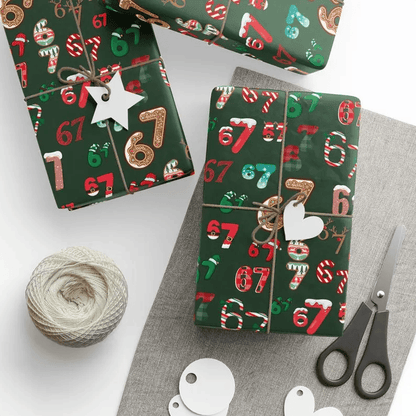 🔥LAST DAY 50% OFF - 🎁67 Meme Christmas Gift Wrap – Wrap Your Presents in Viral Holiday Fun 🎄