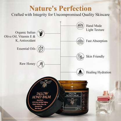This Week's Special Price $9.99 - Organic Grass-Fed Beef Tallow Balm with Raw Honey